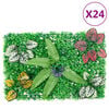&nbsp;vidaXL Umel&yacute; plot z rastl&iacute;n&nbsp;24 ks zelen&yacute; 40x60 cm