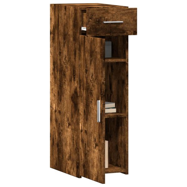 vidaXL Komoda dymov&yacute; dub 30x42,5x93 cm kompozitn&eacute; drevo