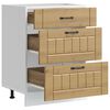 vidaXL Kuchynsk&aacute; spodn&aacute; skrinka Lucca, dub artisan, kompozitn&eacute; drevo