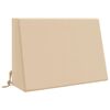 vidaXL Vank&uacute;&scaron; na chrb&aacute;t SOEST 100% polyester Kr&eacute;mov&aacute; 60 x 20 x 40 cm