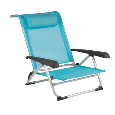 Bo-Camp Plážová stolička modrá 1204784