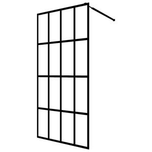 vidaXL Sprchov&aacute; z&aacute;stena walk-in, priehľadn&eacute; tvrden&eacute; sklo 90x195 cm