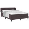 vidaXL Posteľ boxspring s matracom Tmavo hned&aacute; 140 x 190 cm l&aacute;tka