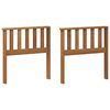 vidaXL Opierky 2 pcs Hned&aacute; 60 x 6 x 61 cm Kompozitn&eacute; drevo