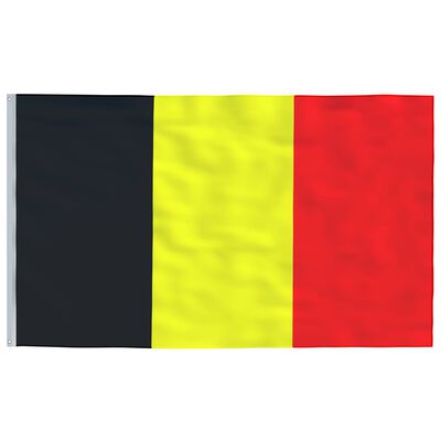 vidaXL Vlajka Belgicko 90x150 cm