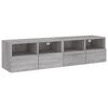 vidaXL TV n&aacute;stenn&eacute; skrinky 2ks siv&eacute; sonoma 60x30x30cm kompozitn&eacute; drevo