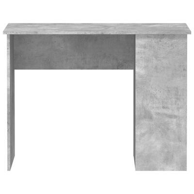 vidaXL Stôl betónovosivý 100x55x75 cm spracované drevo