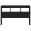 vidaXL Komoda, čierna 105x30x70 cm, kompozitné drevo