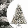 vidaXL Umel&yacute; vianočn&yacute; stromček s vianočn&yacute;mi guľami 120 cm 150 LED