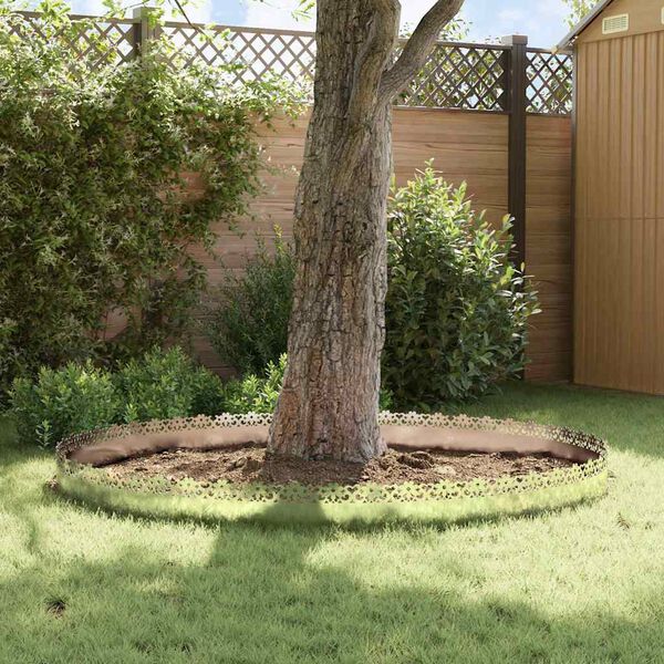 vidaXL Obrubn&iacute;ky tr&aacute;vnika 10 pcs Strieborn&aacute; 103 x 0,05 x 22 cm