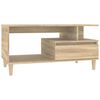 vidaXL Konferenčn&yacute; stol&iacute;k dub sonoma 90x49x45 cm spracovan&eacute; drevo