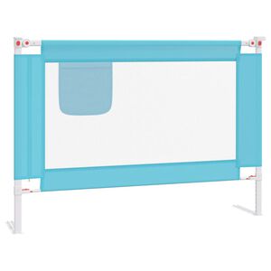 vidaXL Z&aacute;brana na detsk&uacute; posteľ modr&aacute; 90x25 cm l&aacute;tka