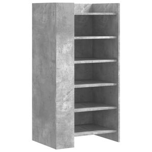 vidaXL Botn&iacute;k bet&oacute;novo siv&yacute; 52x37,5x100 cm kompozitn&eacute; drevo
