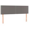 vidaXL Boxspring posteľ s matracom sivá 140x190 cm umelá koža