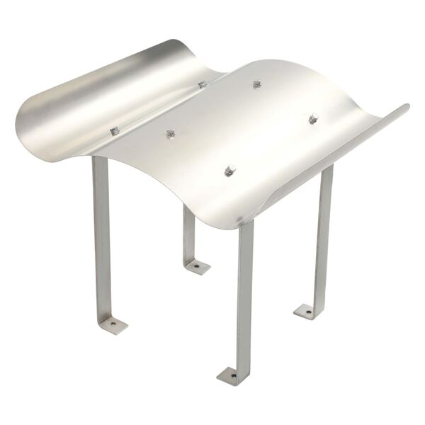 vidaXL Komínová strieška z nehrdzavejúcej ocele, 50 x 50 x 37 cm