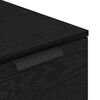 vidaXL Kancel&aacute;rsky kabinet Čierny dub 33 x 50 x 75 cm Kompozitn&eacute; drevo