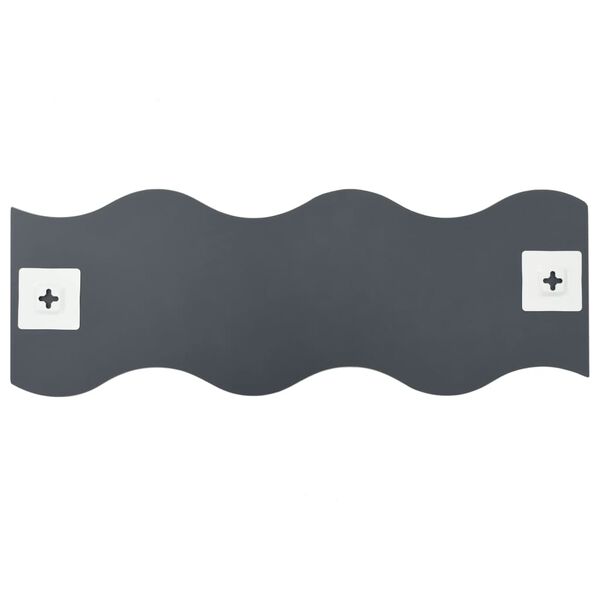 vidaXL Nástenné zrkadlá 4 ks 60x18,5 cm sklo s vlnkami