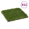 vidaXL Umel&yacute; tr&aacute;vnik 11 dlažd&iacute;c 30x30 cm zelen&yacute;