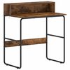 vidaXL St&ocirc;l s &uacute;ložn&yacute;m priestorom Dymov&yacute; dub 80 x 50 x 91 cm