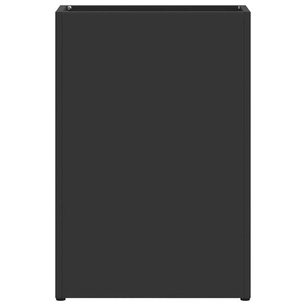 vidaXL Stojan na slnečn&iacute;k Čierna 28 x 12 x 41 cm Oceľ