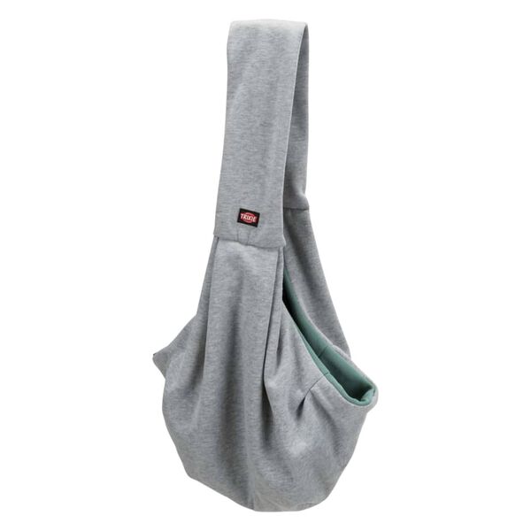 TRIXIE Predná prepravka na domáce zviera Junior bledosivá