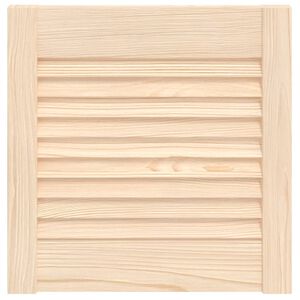 vidaXL Lamelov&eacute; dvierka na skrinku 39,5x39,4 cm, borovicov&yacute; mas&iacute;v