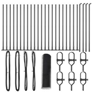 vidaXL Stĺp na plot. Siv&aacute; 50 x 0,8 m (13 mm sieť) Ocel a PVC