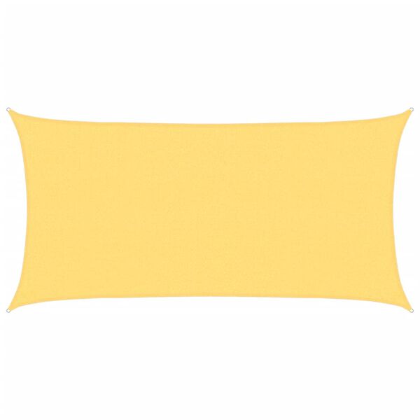 vidaXL Slnečn&aacute; plachta z HDPE, obdĺžnikov&aacute;, 2x4 m, b&eacute;žov&aacute;