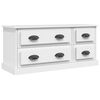 vidaXL TV skrinka biela 100x35,5x35 cm kompozitn&eacute; drevo