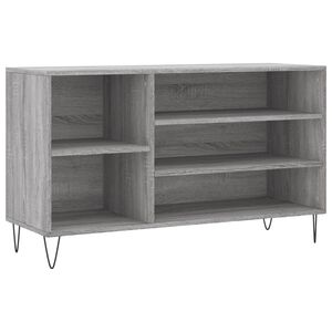 vidaXL Botn&iacute;k siv&yacute; dub sonoma 102x36x60 cm spracovan&eacute; drevo