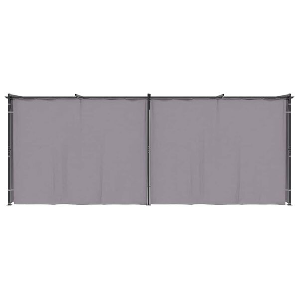 vidaXL Alt&aacute;nok so z&aacute;vesmi 3x6 m, antracitov&yacute;, oceľ