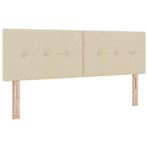 vidaXL LED hlavov&aacute; doska s LED p&aacute;sikmi Kr&eacute;mov&aacute; 144 cm l&aacute;tka