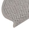 vidaXL Samolepiace n&aacute;&scaron;ľapy na schody Sisal 30 ks 65x21x4 cm strieborn&eacute;
