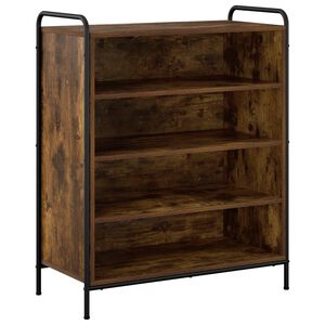 vidaXL Skriňa na top&aacute;nky 76 x 36,5 x 93 cm Kompozitn&eacute; drevo Dymov&yacute; dub