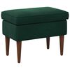 vidaXL Taburetka Tmavozelen&aacute; 55 x 35 x 41 cm Zamat