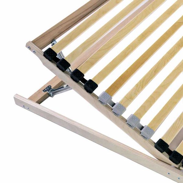 vidaXL Lamelový rošt Hnedá 70 x 190 cm Možno dubové drevo