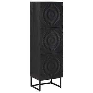 vidaXL Highboard Čierny 35 x 30 x 120 cm