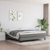 vidaXL Matrac s ta&scaron;tičkov&yacute;mi pružinami stredn&aacute; tvrdosť tmavosiv&yacute; 180x200x20 cm l&aacute;tka