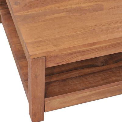 vidaXL Konferenčný stolík 68x67x35 cm masívne teakové drevo