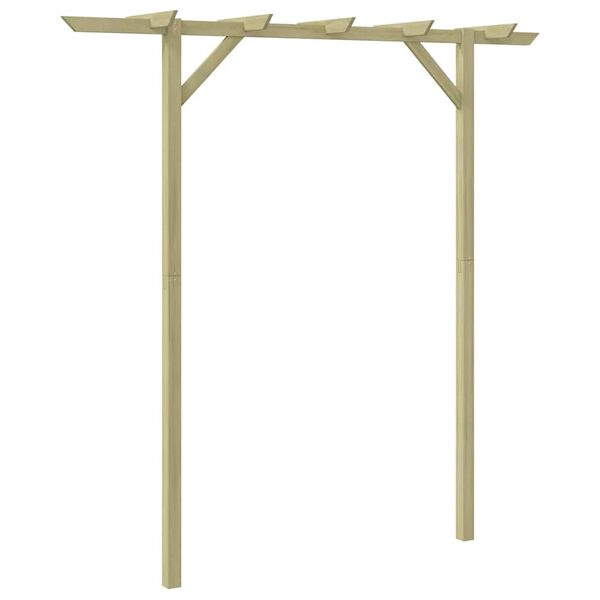 vidaXL Z&aacute;hradn&aacute; pergola 205x40x203 cm, drevo