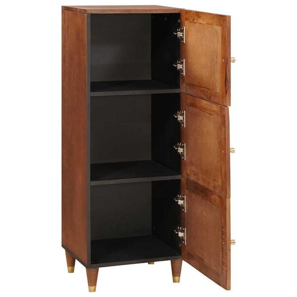 vidaXL Vysoká skrinka Hnedá 40 x 33.5 x 110 cm