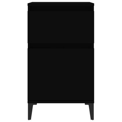 vidaXL Nočné stolíky 2 ks čierne 40x35x70 cm