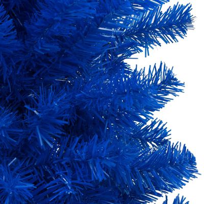 vidaXL Umelý vianočný stromček s podstavcom modrý 240 cm PVC
