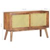 vidaXL Komoda 112x30x65 cm mangovn&iacute;kov&yacute; mas&iacute;v