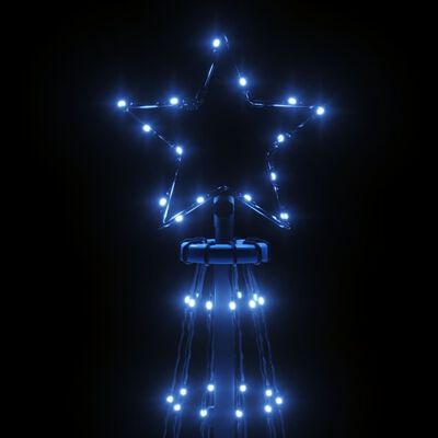 vidaXL Vianočný stromček kužeľ modré svetlo 1134 LED 230x800 cm