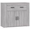vidaXL Komoda siv&yacute; dub sonoma 80x33x70 cm spracovan&eacute; drevo
