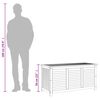 vidaXL Záhradný úložný box s mriežkami 113x50x56 cm masívna akácia