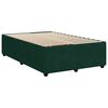 vidaXL Boxspring posteľ s matracom, tmavozelen&aacute; 120x190cm, zamat