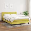 vidaXL Boxspring posteľ s matracom zelen&aacute; 140x200 cm l&aacute;tka