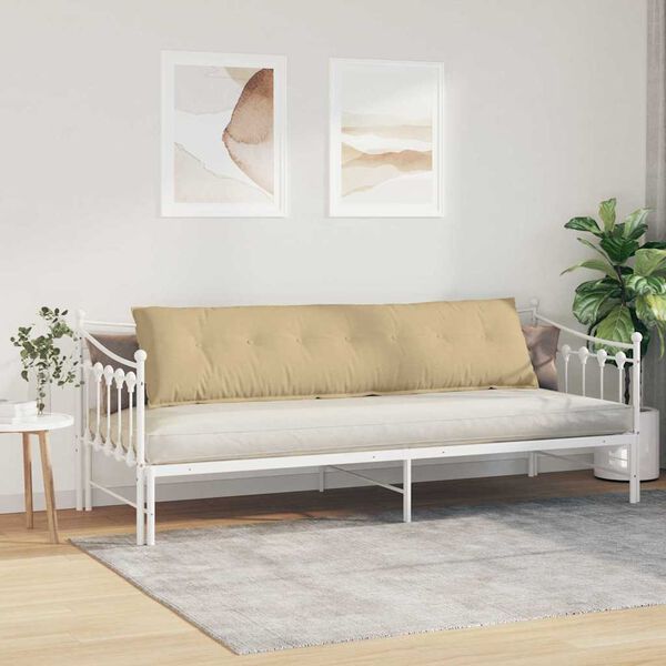 vidaXL Podu&scaron;ka na chrb&aacute;t &Scaron;ed&aacute; zelen&aacute; 200 x 50 cm Kord&uacute;rov&aacute; tkanina